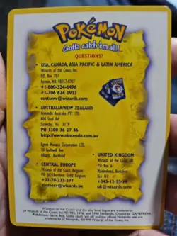 Pokemon TCG Card Questions Theme Deck Insert Card Wizards 1999 - Very Good - Image 1
