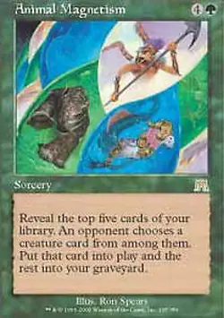 MTG - Animal Magnetism - Foil Onslaught - Image 1