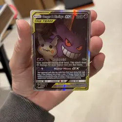 Pokemon Gengar Mimikyu GX 165/181 TCG Card Ultra Rare Full Art - Image 1