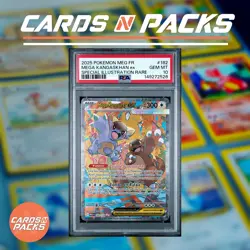 Carte Pokemon Mega-Kangourex ex 182/132 ME01 Mega-Evolution PSA 10 GEM MINT 🔥 - Image 1