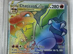 POKEMON 2022 Sword & Sheild CHARIZARD VSTAR TCG Grade 9.5 Slab #174/172 NICE - Image 5