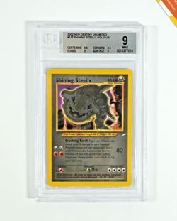 Pokemon BGS 9 Shining Steelix #112 Holo Unlimited Neo Destiny 2001 English - Image 1