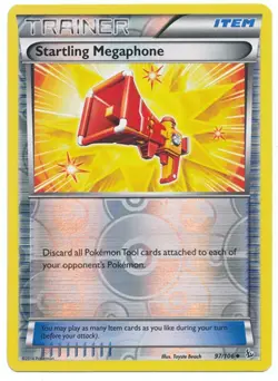 Startling Megaphone 97/106 XY Flashfire REVERSE HOLO PERFECT MINT! Pokemon - Image 1