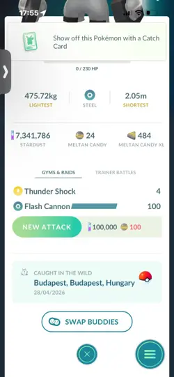 Pokemon Go Shiny Melmetal ( Max CP) - Image 2