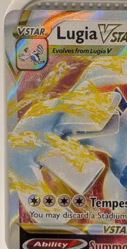 Holo Lugia VSTAR 139/195 Ultra Rare Silver Tempest Pokemon TCG - Image 5