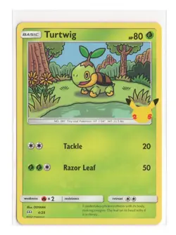 Pokemon Turtwig 4/25 McDonald's 25th Anniversary Promo NM 2021 English - Image 1