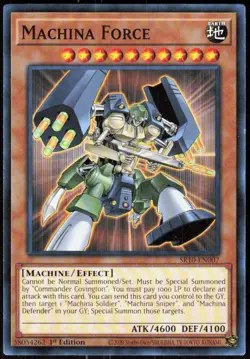 Machina Force SR10-EN007 Structure Deck: Mechanized Madness Yu-Gi-Oh NM - Image 1