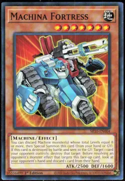 Machina Fortress SR10-EN004 Structure Deck: Mechanized Madness Yu-Gi-Oh NM - Image 1