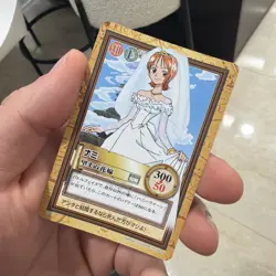 BANDAI One Piece Hyper Battle NAMI WEDDING DRESS C337 EARLY CARD VINTAGE LUFFY - Image 1
