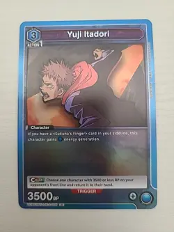Yuji Itadori Foil - Jujutsu Kaisen UEX02BT/JJK-2-006 NM - Union Arena - Image 1