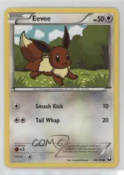 Eevee Pokemon Black & White Dark Explorers #84 - Image 1
