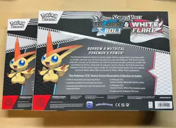 Pokemon Black Bolt & White Flare Victini Illustration Collection Box - Lot of 2 - Image 2