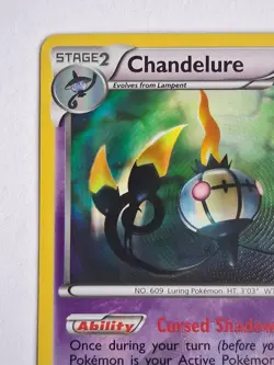 Pokemon Chandelure Holo Secret Rare 2012 Black & White Next Destinies 101/99 - Image 5