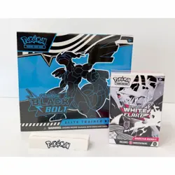 Pokemon TCG S&V White Flare Booster Bundle & Black Bolt Elite Trainer Box ETB - Image 1