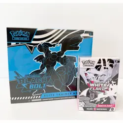 Pokemon TCG S&V White Flare Booster Bundle & Black Bolt Elite Trainer Box ETB - Image 2