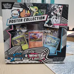 Pokemon Black Bolt and White Flare Binder Poster Collection Sam's Club Bundles - Image 1