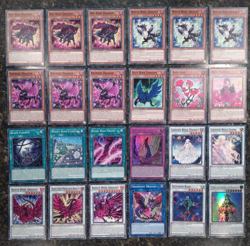 Rose DECK CORE Black Dragon Red White Ruddy Black Garden Yugioh - Image 1