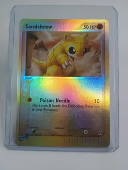 Sandshrew 75/100 Sandstorm Reverse Holo common Vintage Pokemon TCG E-reader card - Image 1