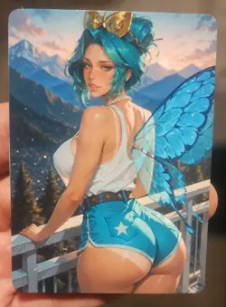 Girl # 93 Oppai Goddess Story Full Art Glossy Anime Trading Card Waifu TCG ACG - Image 1