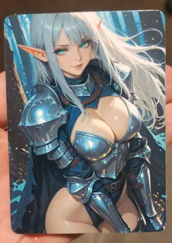 Girl # 65 Oppai Goddess Story Full Art Glossy Anime Trading Card Waifu TCG ACG - Image 1