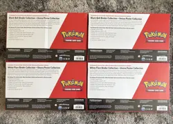 Pokemon Binder + Poster Collection Black Bolt & White Flare Sam's Club Lot of 4 - Image 4