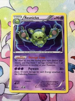 1x - Reuniclus - 57/114 - Holo Rare LP English Pokemon Black and White - Image 1