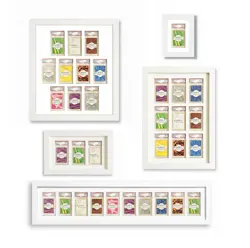 Ridanco White Graded Card Display Frames UV Protective, Handmade Ace PSA Slab - Image 1