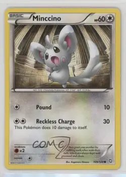 Minccino Pokemon Black & White Dragons Exalted #109 - Image 1