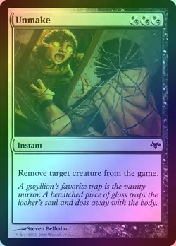 Unmake (96) Eventide MTG Magic the Gathering NM FOIL - Image 1