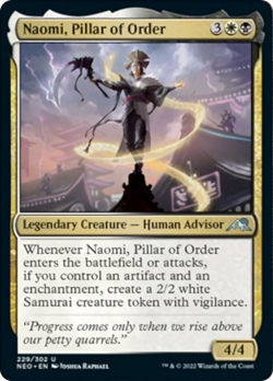 x4 Naomi, Pillar of Order NEO MTG 229/302 UNCOMMON M/NM 4x - Image 1
