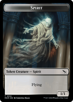 x4 Spirit Karlov TMKM MTG 12 TOKEN M/NM 4x - Image 1