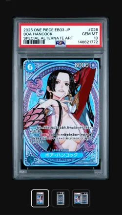PSA 10 Boa Hancock EB03-026 SP SR Parallel ONE PIECE Card Heroines edition 2025 - Image 1
