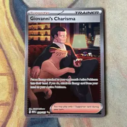 Pokemon Card | Giovanni's Charisma 204/165 Scarlet & Violet 151 SIR Trainer - Image 1