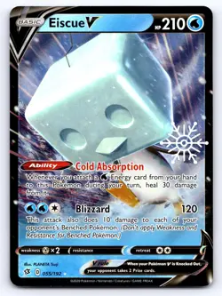 Eiscue V 055/192 Holo Promo Miscellaneous Cards & Products Pokemon Near Mint - Image 1