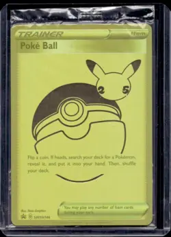 SEALED Pokemon Card Poke Ball SWSH146 Gold Celebrations 25th Anniversary - Image 1