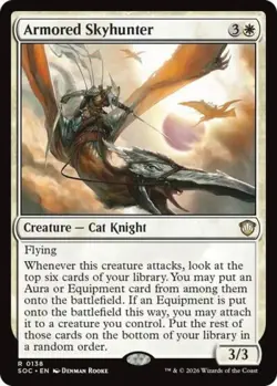 ~ Armored Skyhunter ~ NM ~ Commander: Secrets of Strixhaven ~ MTG ~ - Image 1