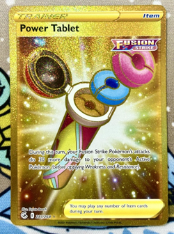 Pokemon TCG-Power Tablet 281/264 Secret Rare Fusion Strike Card NM - Image 1