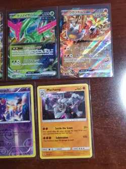 Pokemon 5 Card Lot Holos EX, V And Rare Cards , Great Value Set Building Lot36 - Image 3