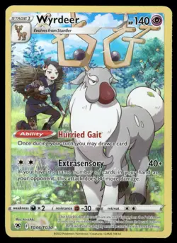 Pokemon Cards Wyrdeer TG06/TG30 Astral Radiance Trainer Gallery Holo NM *2 - Image 1