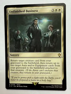 Unfinished Business - FIC #259 | NORMAL | NM | MTG - Image 1