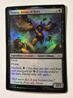 Swarm, Being of Bees - 69 - SPM - Foil - NM - MTG Magic the Gathering - Image 1