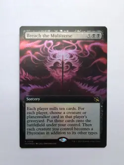 MTG Breach The Multiverse (MOM) March Of The Machine Extended Art Foil Rare 358 - Image 1
