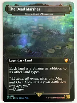 MTG FOIL Urborg, Tomb of Yawgmoth (The Dead Marshes) - The Lord of the Rings - Image 1
