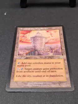 MTG Tower of the Magistrate Mercadian Masques Land Rare MP Magic Commander EDH - Image 3