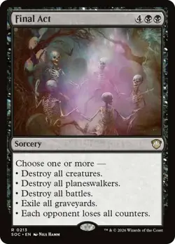 x1 Final Act R MTG Commander: Secrets of Strixhaven M/NM, English - Image 1
