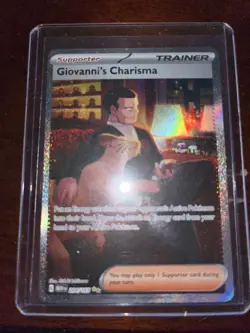 Giovanni's Charisma 204/165 Holofoil SV: Scarlet & Violet 151 NM - Pokemon TCG - Image 1