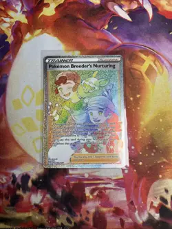 Pokemon TCG Pokemon Breeders Nurturing 195/189 Rainbow Rare Darkness Ablaze - Image 1