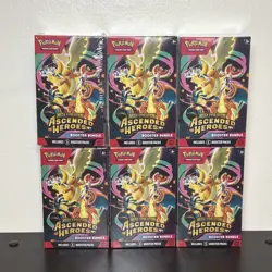 6x Pokemon TCG: Mega Evolution-Ascended Heroes Booster Bundle (6 Packs) - Image 1