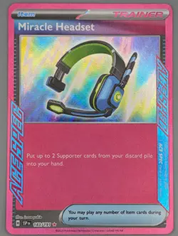 MIRACLE HEADSET 183/191 ACE SPEC RARE SURGING SPARKS NM -UK SELLER - Image 1