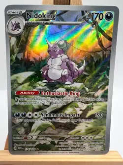 Pokemon TCG - S&V 151 - 174/165 Nidoking - Illustration Rare - NM/M - Image 1